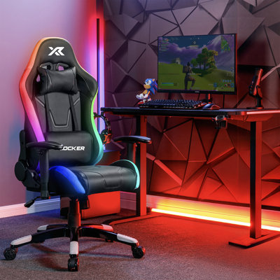 X Rocker Adjustable Swiveling PC & Racing Game Chair
