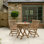 Hayne Teak Solid Wood Outdoor Lounge Chair