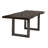 Gaige Solid Wood Top Sleigh Dining Set