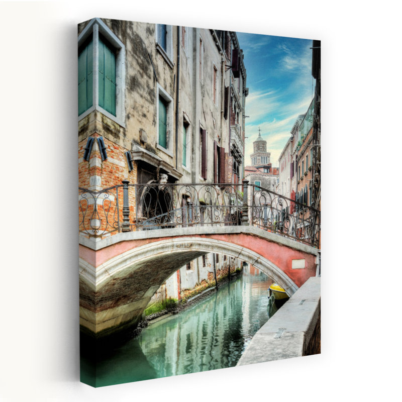 Canale vénitienne # 21 - Paysages, photographie, art de Venise en Italie, H 60 po x l 40 po