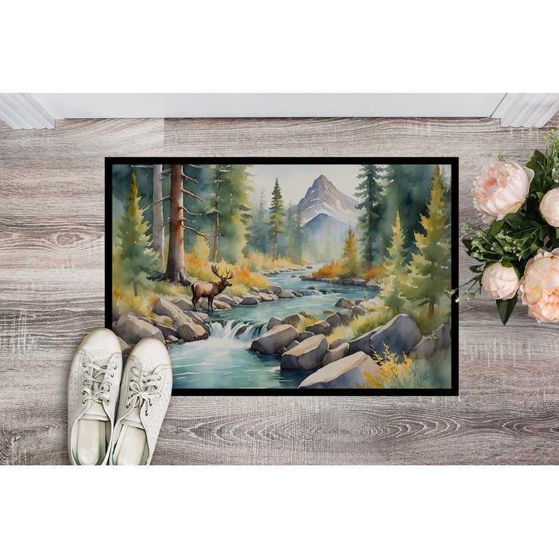 Mountain Stream Doormat, 24" W x 36" L