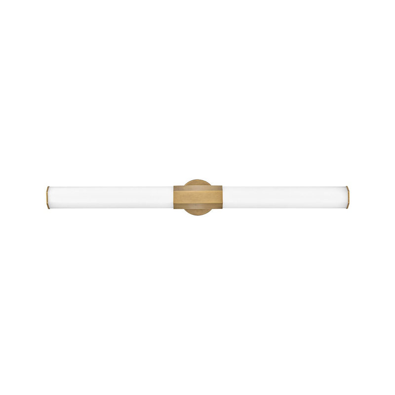 Facet 1 - Light LED Bath Sconce, Heritage Brass