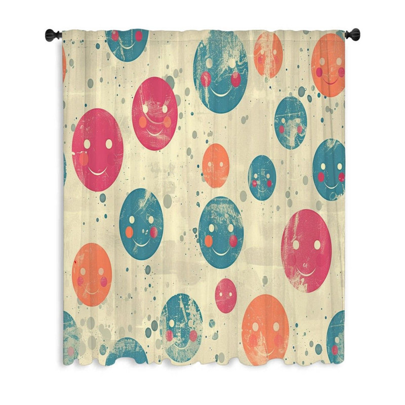 Rideaux et voilages Smiley - 1 panneau occultant, L 53 po x L 99 po