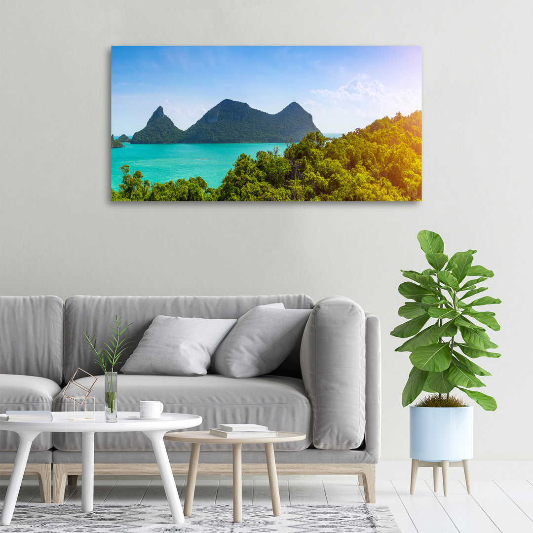 Panorama von Thailand - Kunstdrucke auf Segeltuch