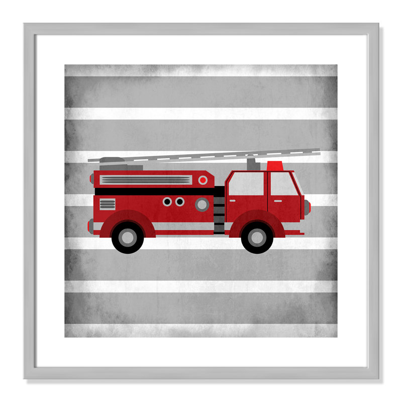 In Red 1' Wall Decal, 22.5" H x 22.5" W x 1.18" D, Silver Box Framed