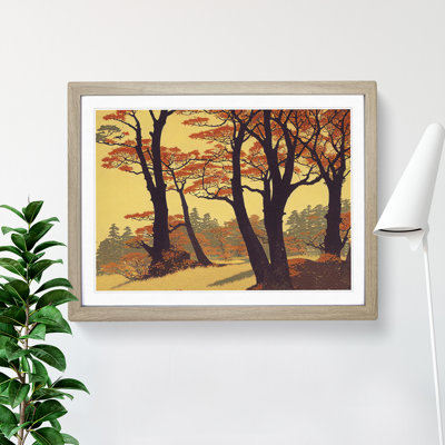 A Traditional Autumn Forest - Framed Print