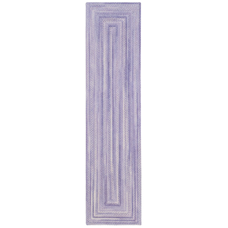 Kleah Cotton Indoor Rug, Concentric Rectangle 2'3" x 9'Runner