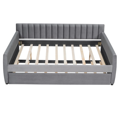 Lohrman Upholstered Daybed,Platform Bed with Drawers