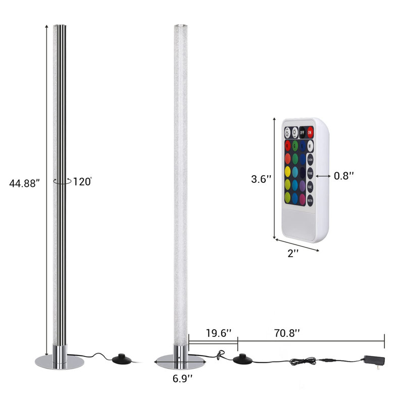 Dameyon 121cm LED Column Floor Lamp