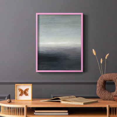 Windy Moor I, reproduction encadrée - bois massif