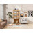 Versatile Pet-Friendly Ladder Bookcase with Stylish Storage Options