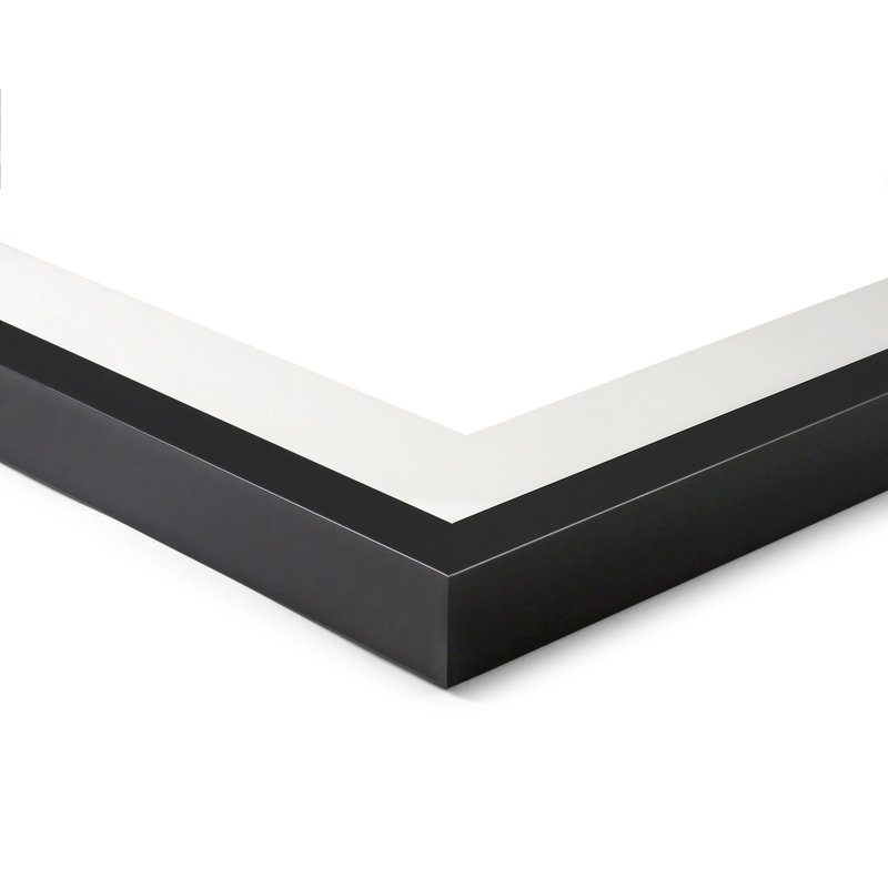 Close To The Edge Lighter Print, White, Black Framed Paper, 17.25" H x 21.25" W x 0.88" D