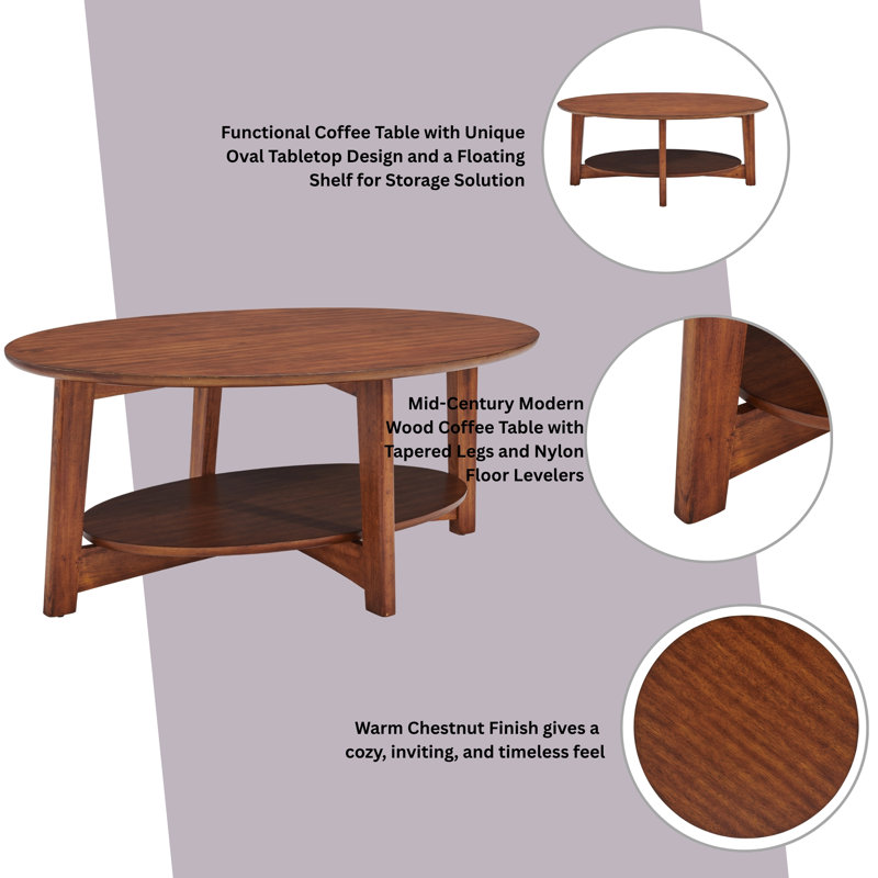 Monterey Oval Coffee Table