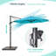 Parasol en porte-à-faux 11 pi Danasha-1035656206