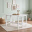 Table de salle à manger extensible à abattants de style champêtre-1194939014