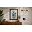 Blue Carnations Botanical - Framed Print-248298572-248298609