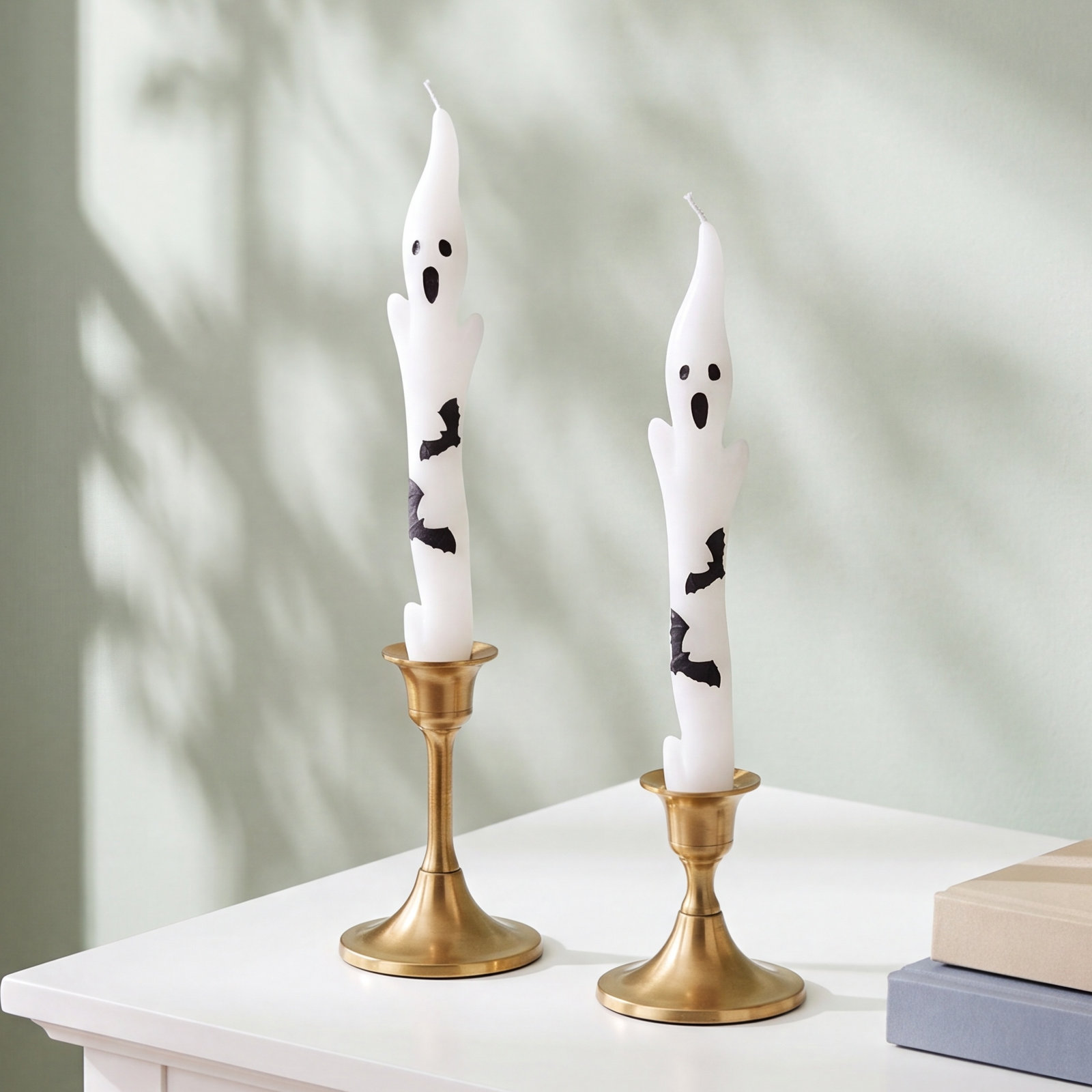 Unscented Ghost Taper Candle Set