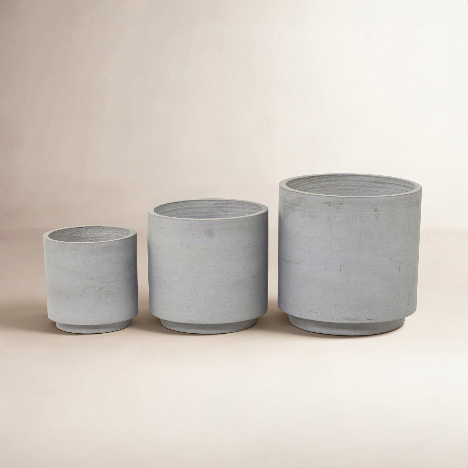12" Ceramic Pot Planter, Gray