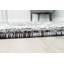 Tapis gris tissé à la machine Rheba-54509968