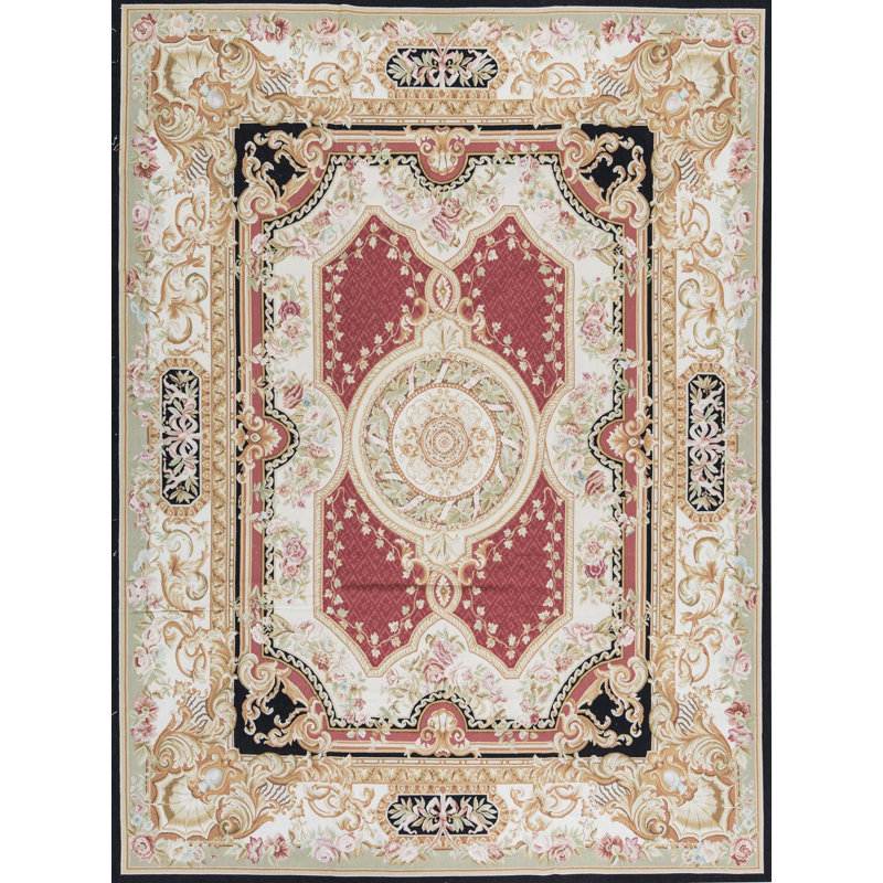 Aubusson One-of-a-Kind 9'1" X 12'1" Area Rug