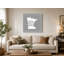 Home Sweet Minneapolis - Minnesota State Silhouette - art mural sur toile