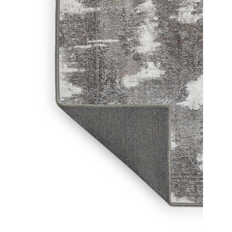 Tapis contemporain gris, Rectangle 2 pi x 3 pi