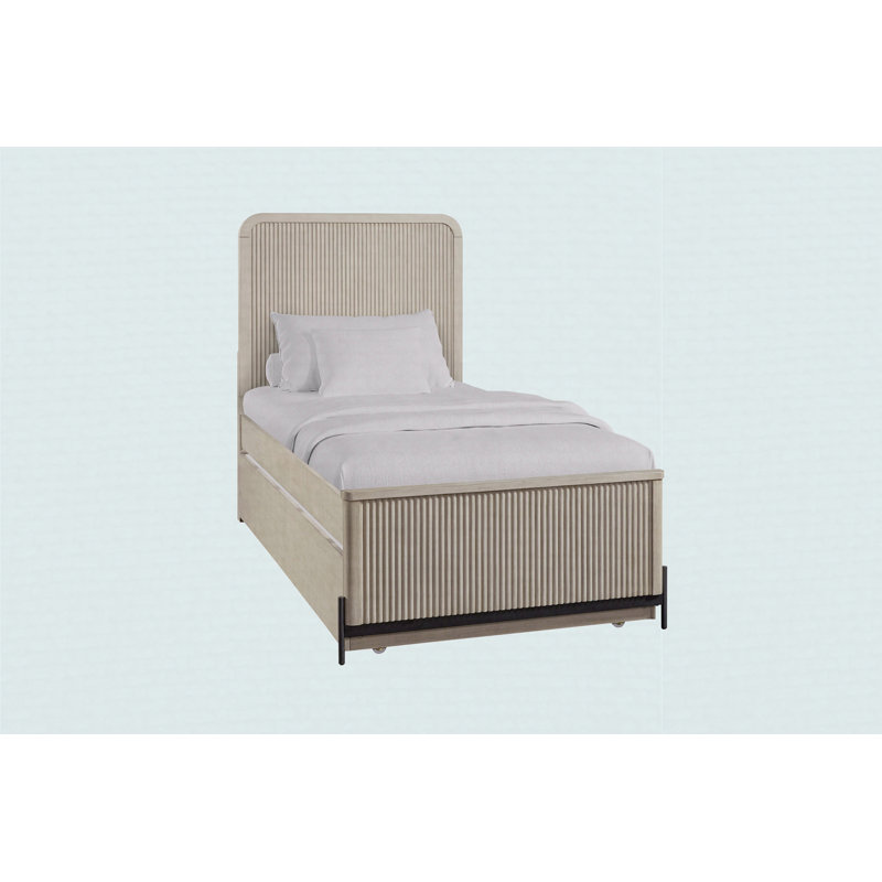 Lit gigogne double, Taupe