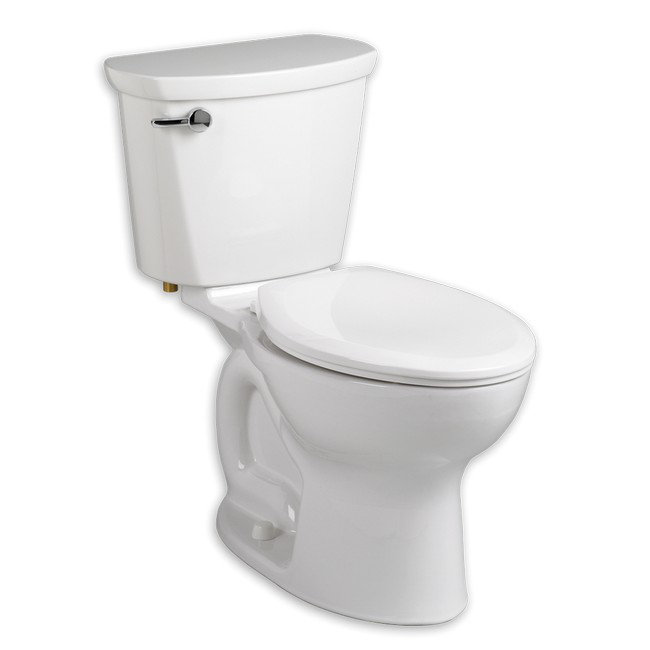 American Standard Cadet 1.28 Gallons GPF Round Comfort Height Floor Mounted Kit (Seat Not Included)