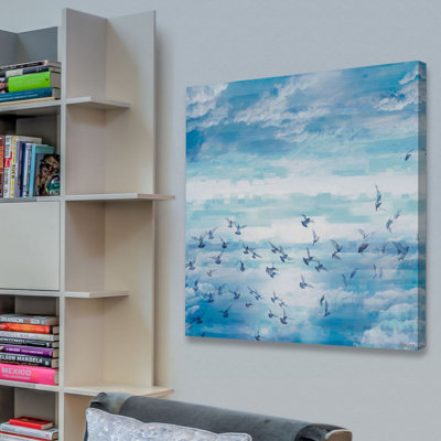 " Meadow Flock " Painting Print