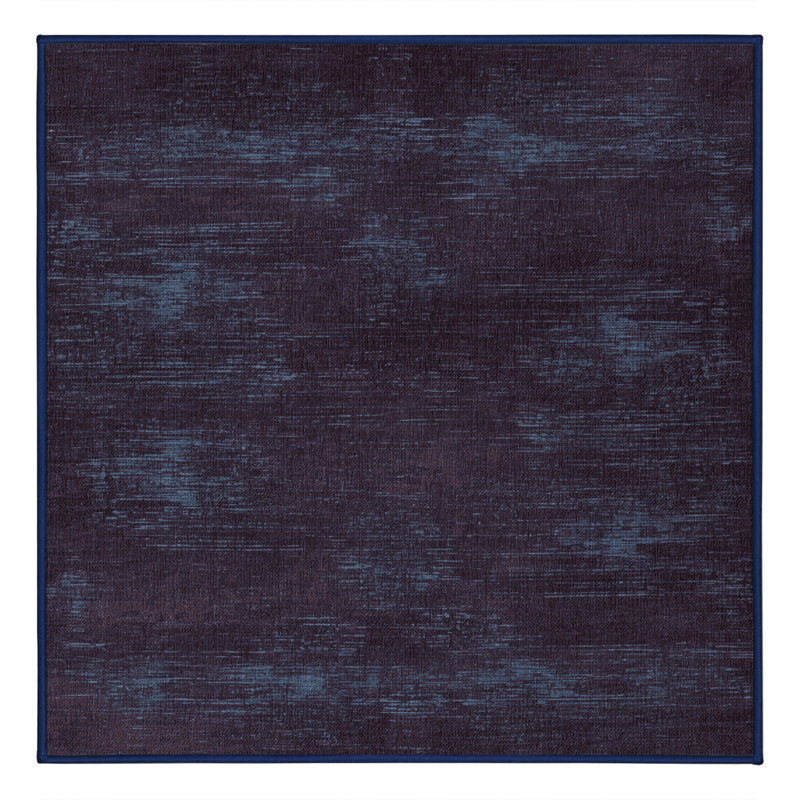 Tapis mauve lavable à la machine, Carré 5 pi