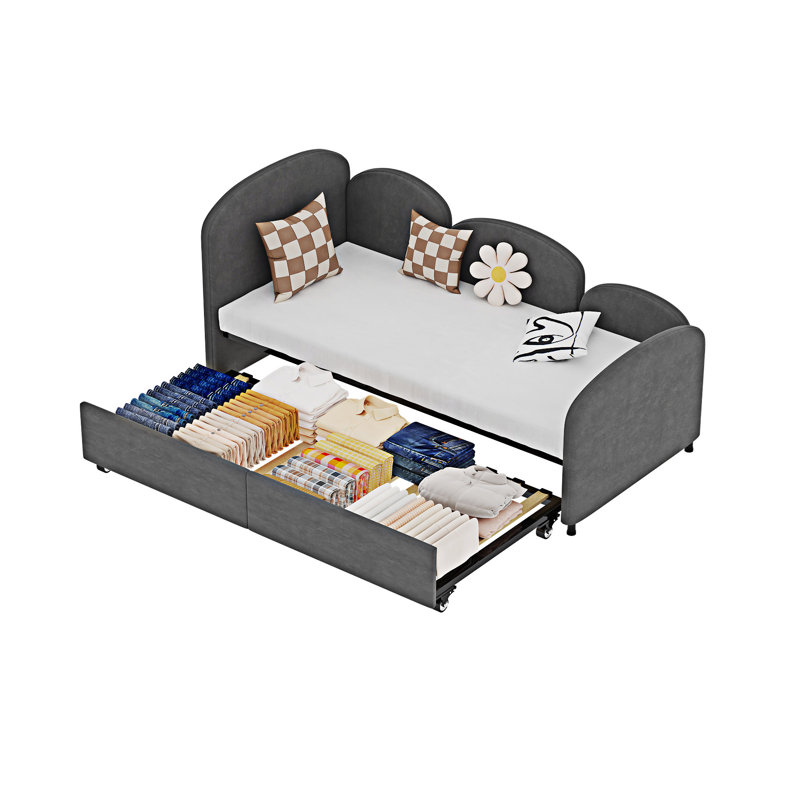 Upholstered Daybed With An Another Bed Frame