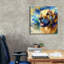 "Epic Graffiti" My Golden Retriever "par Rich Monet, art mural sur toile, 26 po x 26 po