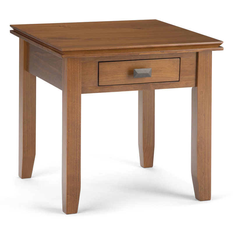 Modern - End Table - Honey Brown, Light Brown