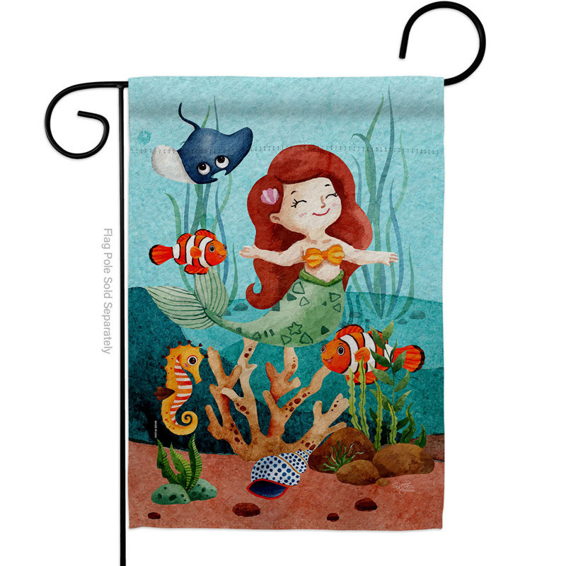 Double Sided 18.5'' H x 13'' W Polyester Garden Flag