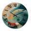 Horloge murale Contemplating Divinity Turquoise-296102571