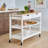 Jones Street Solid Wood Kitchen Island
