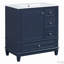Meuble-lavabo 30 po avec lavabo, une porte avec tablette et trois tiroirs-1552857849