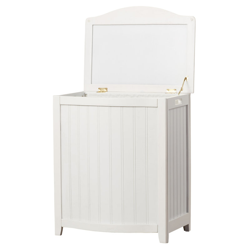 Panier à linge, blanc