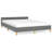 Pranavi vidaXL Fabric Platform Bed Frame, Slats Support, No Mattress-1560611684-1560611681