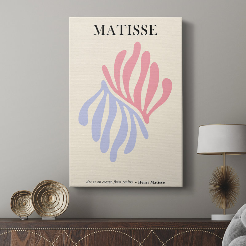 Matisse CDL XXXVII, reproduction d'art encadrée Cavas, H 27 po x l 18 po