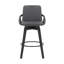 Tabouret de bar à hauteur de comptoir ou de bar pivotant avec accoudoirs et repose-pieds Allyssa-797629035-797663530-797663528