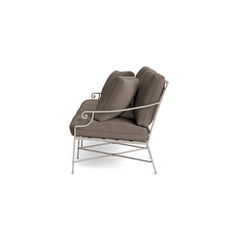 Venetian Outdoor 3 - Seat Patio Sofa, Fusion Moccasian, Dove