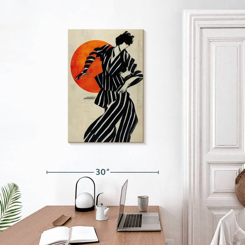 The Dancer At Sunset, 30" H x 20" W