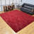 Wicked HAND KNOTTED LOOM SILK ECO-FRIENDLY AREA RUGS  - Red & White Color, Contemporary Design-2056209244