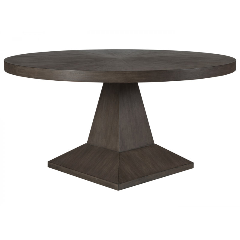 Contemporary Chronicle 60" Mahogany Round Dining Table in Antico