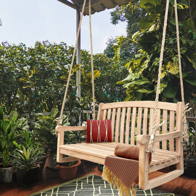 Monette 2 Person Teak Porch Swing