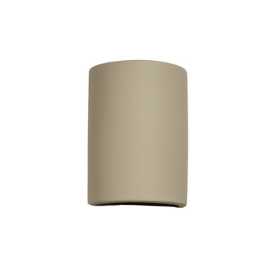 Charny Ceramic Outdoor Wall Light, LED Bulb Included