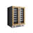 Avallon Dual Zone 23.81'' Freestanding 42 Bottle Wine Refrigerator with French Doors