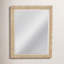 Naples Flat Rattan Beveled Mirror-1452957768