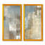 Ensemble de 2 reproductions d'art sur toile - "Grey rencontre l'art abstrait brun III"-1378356153-1378356158